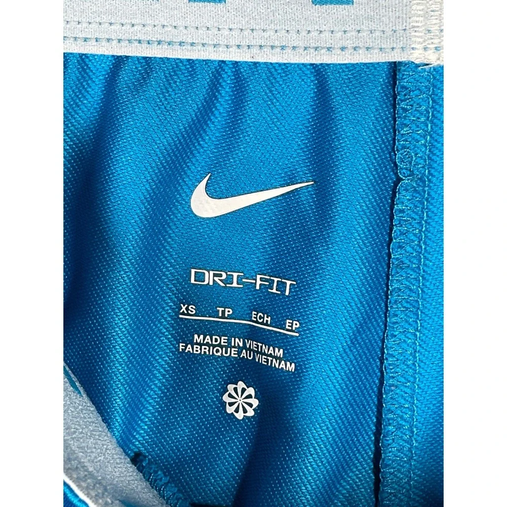 Nike Dri-FIT Blue Athletic Training Shorts Womens XS Drawstring